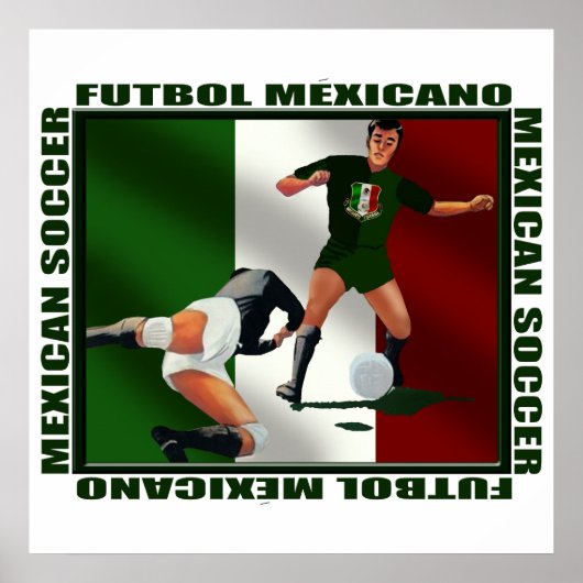 メキシコサッカー ポスター (正面)