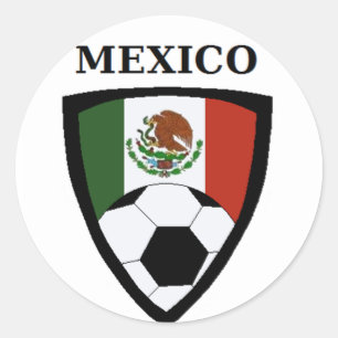 メキシコサッカー ラウンドシール
