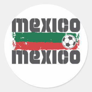 メキシコサッカー ラウンドシール