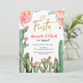 メキシコサボテンのフェスタの婚約パーティ 招待状 (スタンド正面)