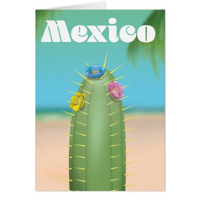 メキシコサボテン旅行ポスター (正面)