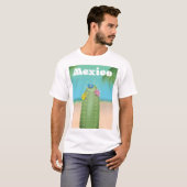 メキシコサボテン旅行ポスター Tシャツ (正面フル)