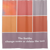 メキシコサンセットカラー シャワーカーテン (正面)