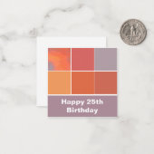 メキシコサンセットカラー ノートカード (正面/裏面インサイチュ)