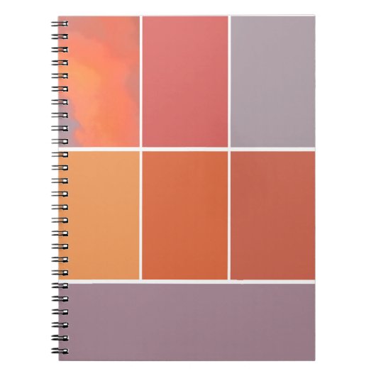 メキシコサンセットカラー ノートブック (正面)