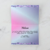 メキシコサンセット誕生日0909 カード (内部)