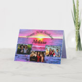 メキシコサンセット誕生日0909 カード (正面)