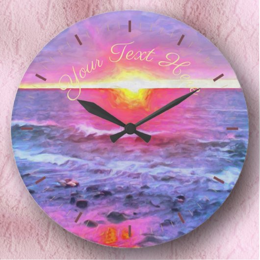 メキシコサンセット0909 ラージ壁時計