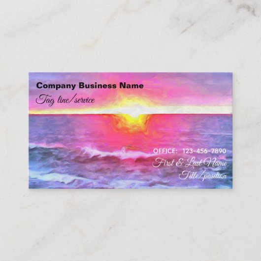 メキシコサンセット0909 名刺 (正面)