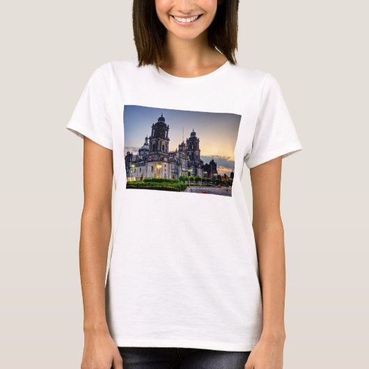 メキシコシティのカテドラル Tシャツ (正面)