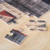 メキシコシティのパノラマ式の都市景観 ジグソーパズル (側面)