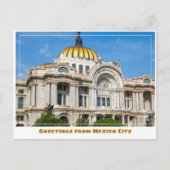 メキシコシティのファインアート宮殿 ポストカード (正面)