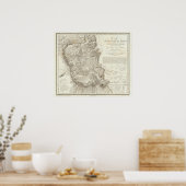 メキシコシティの地図 ポスター (キッチン)