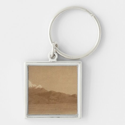 メキシコシティの火山 キーホルダー (正面)