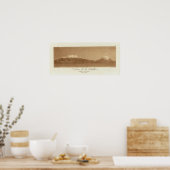 メキシコシティの火山 ポスター (キッチン)