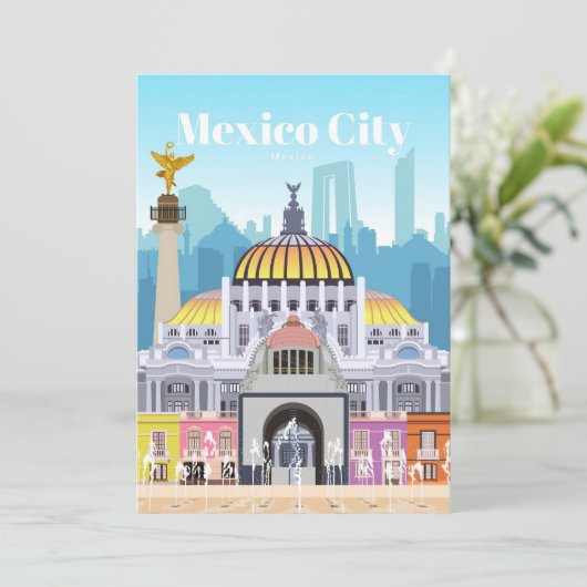 メキシコシティへの旅行 アート メキシコシティへの旅行 招待状 (スタンド正面)