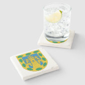 メキシコシティコートオブアームズ ストーンコースター (横)