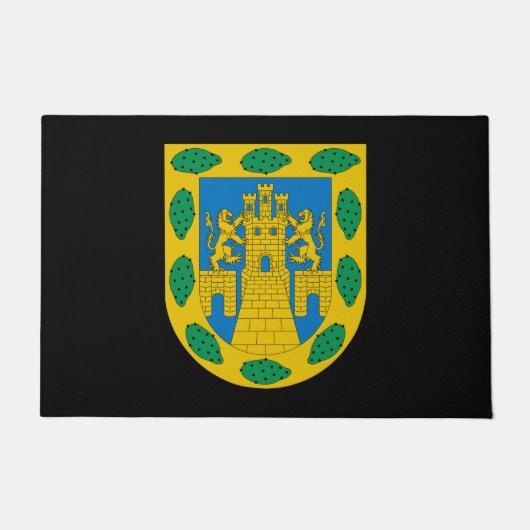 メキシコシティコートオブアームズ ドアマット (正面)