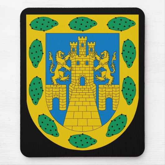 メキシコシティコートオブアームズ マウスパッド (正面)