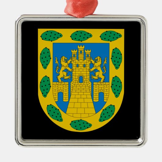 メキシコシティコートオブアームズ メタルオーナメント (正面)