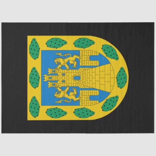 メキシコシティコートオブアームズ 薄葉紙 (正面)