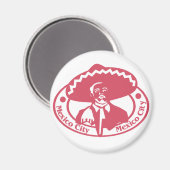 メキシコシティスタンプ マグネット (正面/裏面)