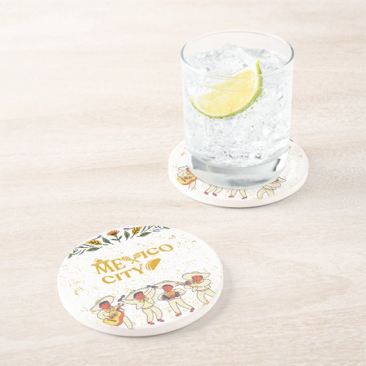 メキシコシティストーンコースター コースター (側面)