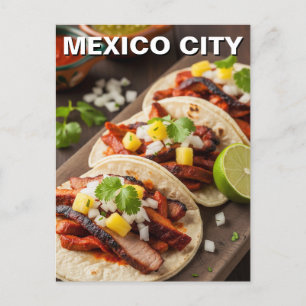 メキシコシティタコスアルパスター ポストカード