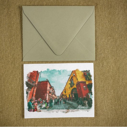 メキシコシティビューCDMXレトロヴィンテージトラベル ポストカード