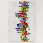 メキシコシティメキシコスカイライン ジグソーパズル (縦)