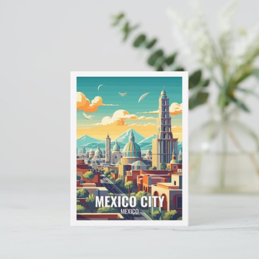 メキシコシティメキシコ名勝 ポストカード (スタンド正面)