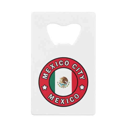 メキシコシティメキシコ クレジットカード栓抜き (正面)