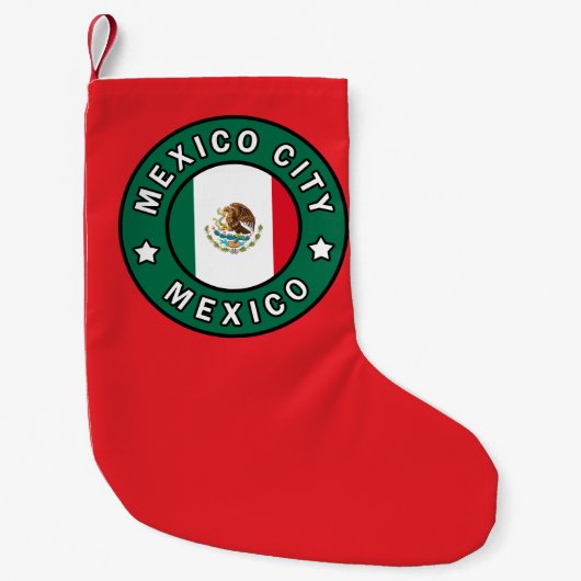 メキシコシティメキシコ スモールクリスマスストッキング (正面)