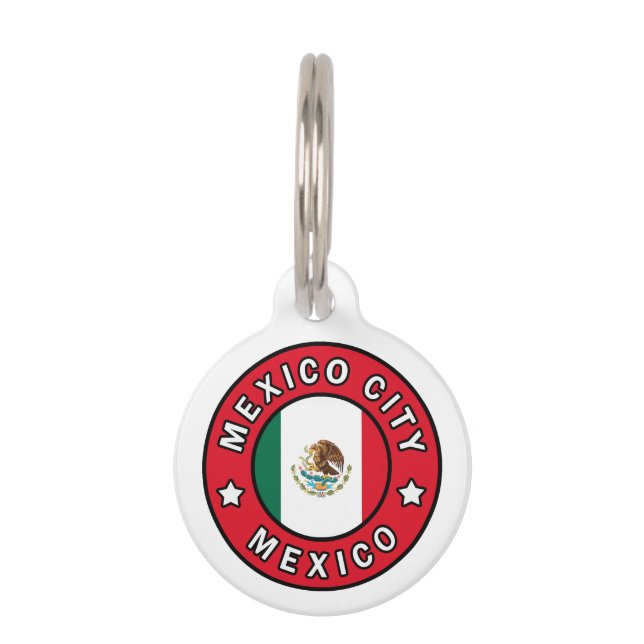 メキシコシティメキシコ ペット　ネームタグ (正面)