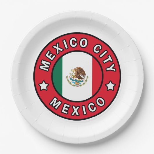 メキシコシティメキシコ ペーパープレート (正面)