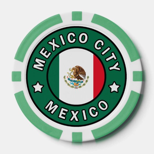 メキシコシティメキシコ ポーカーチップ (正面)