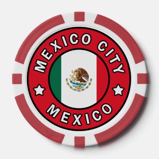 メキシコシティメキシコ ポーカーチップ (正面)