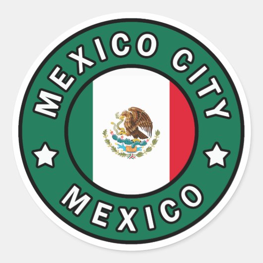 メキシコシティメキシコ ラウンドシール (正面)