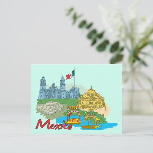 メキシコシティー、メキシコシティー ポストカード (スタンド正面)