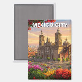 メキシコシティ大聖堂 マグネット (正面/裏面)