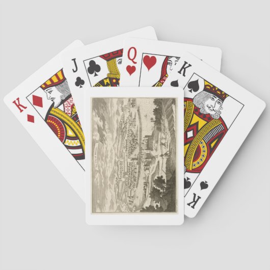 メキシコシティ1723年(版木、銅版、版画) トランプ (裏面)