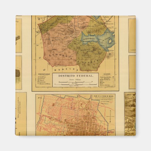 メキシコシティ2 マグネット (正面)