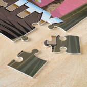 メキシコシティ，メキシコホリデーのポスター ジグソーパズル (側面)