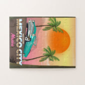 メキシコシティ，メキシコホリデーのポスター ジグソーパズル (横)