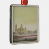 メキシコシティ(色の英語の主要広場の眺め メタルオーナメント (右)