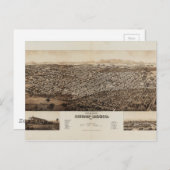 メキシコシティ(1890) ポストカード (正面/裏面)