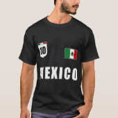 メキシコジャージーサッカーFのメキシコサッカー選手 Tシャツ (正面)