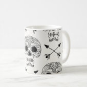 メキシコスカルの死の日 コーヒーマグカップ (正面右)