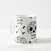 メキシコスカルの死の日 コーヒーマグカップ (正面左)