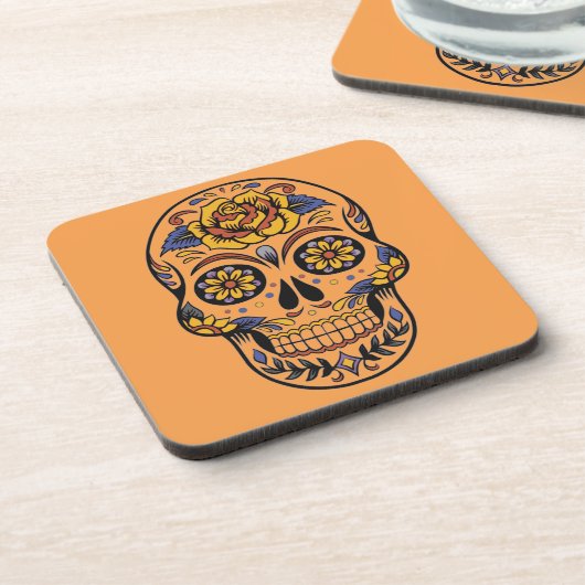 メキシコスカルの死者の日 コースター (左側)
